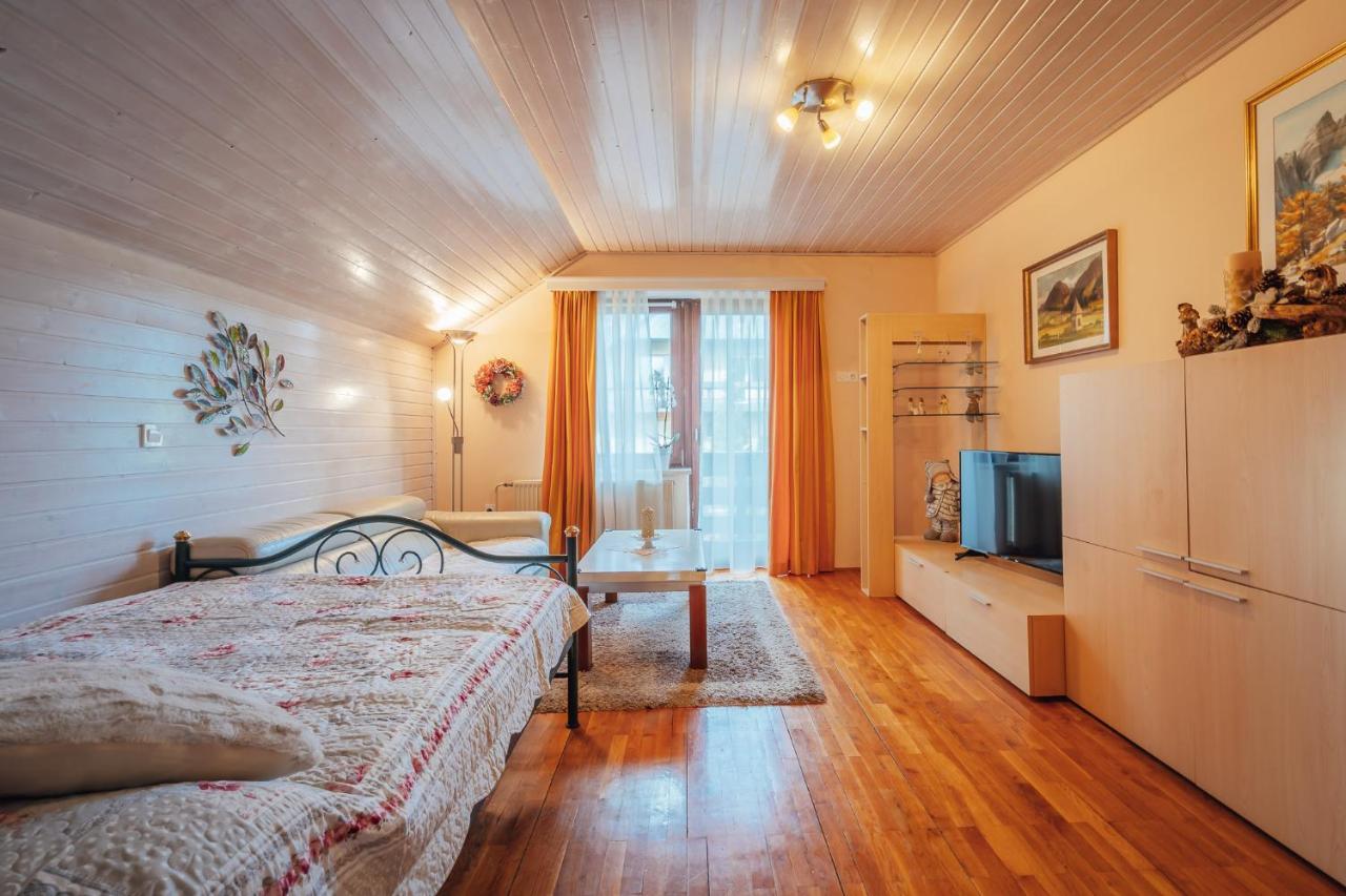 Apartma Borovc Mojstrana Esterno foto